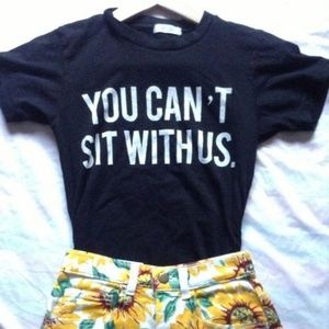 Brandy Melville You Can’t Sit With Us graphic tee